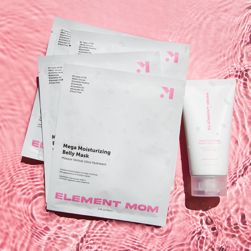 Mama’s Mega Moisturizing Kit - Belly Masks + Cream